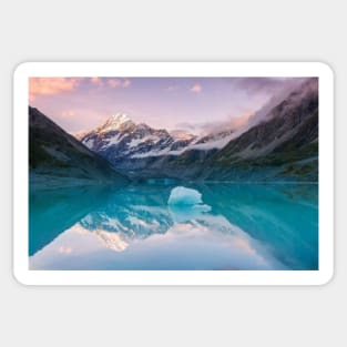 Mt Cook Sunset Sticker